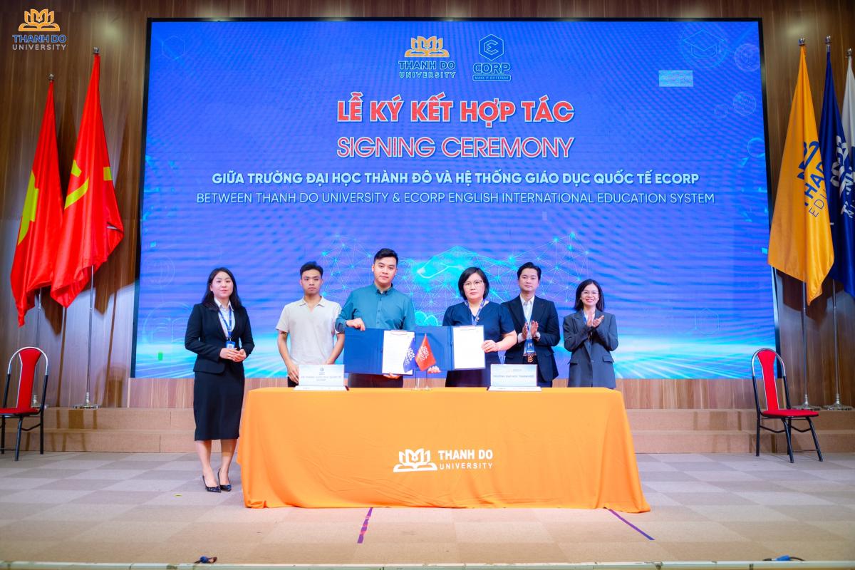 Ký kết hợp tác với Hệ thống Giáo dục Quốc tế Ecorp trong khuôn khổ sự kiện Thanh Do’s Got Talent
