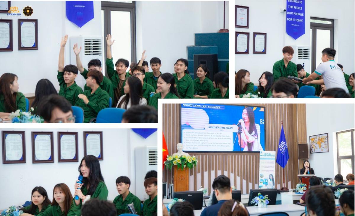 Chuyên gia tư vấn chia sẻ thông tin về chương trình du học và cơ hội học bổng tại Hàn Quốc.