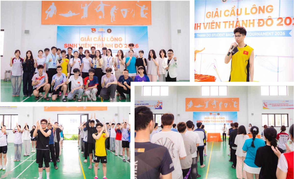 Lễ khai mạc Giải Cầu lông sinh viên Thành Đô 2026