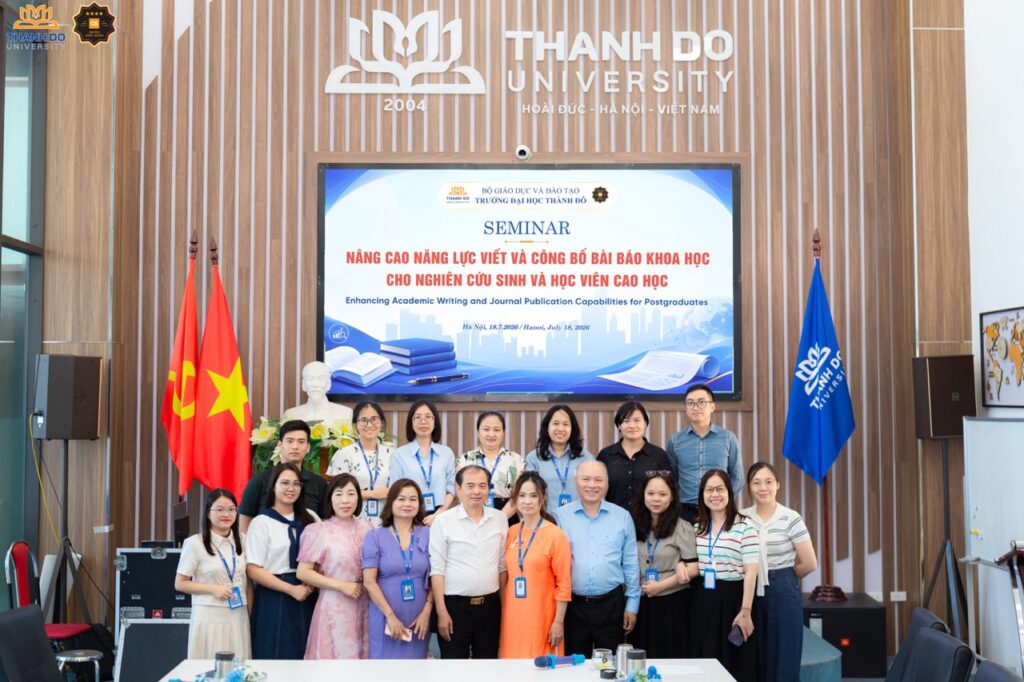 Seminar "Nâng cao năng lực viết và công bố bài báo khoa học" dành cho nghiên cứu sinh và học viên cao học Trường Đại học Thành Đô.