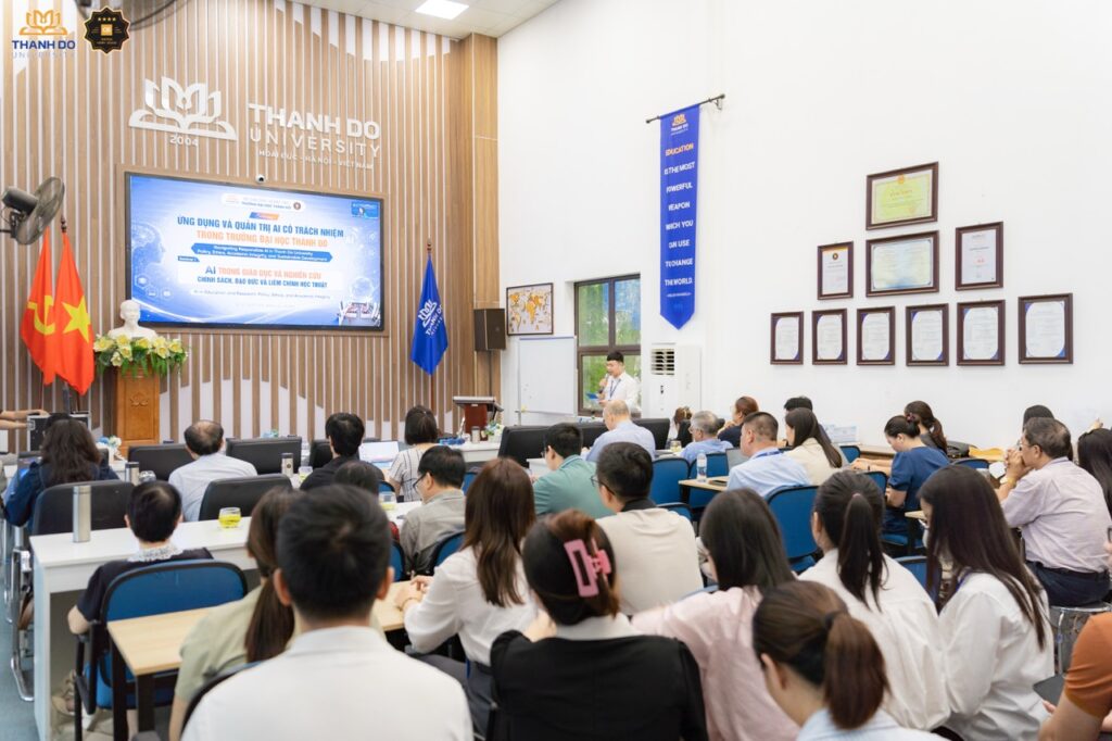 Seminar góp phần nâng cao nhận thức và năng lực ứng dụng AI có trách nhiệm cho cán bộ, giảng viên và người học Trường Đại học Thành Đô.