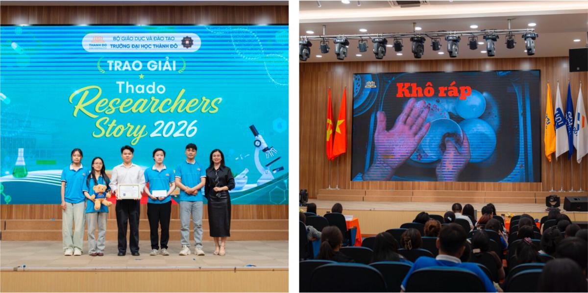Câu chuyện nghiên cứu khoa học đạt giải "Câu chuyện nghiên cứu truyền cảm hứng" được chia sẻ tại chương trình