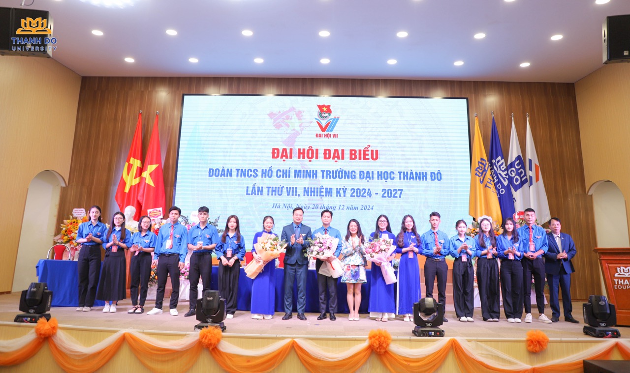 Đại hội Đại biểu Đoàn TNCS Hồ Chí Minh Trường Đại học Thành Đô lần thứ VII, nhiệm kỳ 2024 - 2027: Đoàn kết, tiên phong, bản lĩnh, sáng tạo, hội nhập