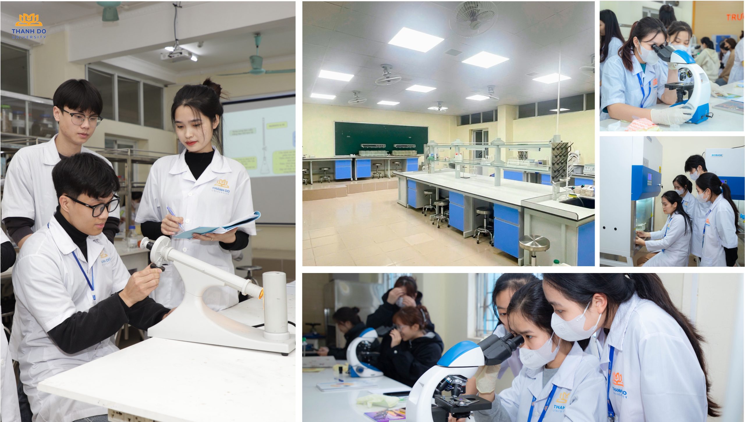 Hệ thống phòng thực hành chuyên sâu Khoa Dược - Trường Đại học Thành Đô