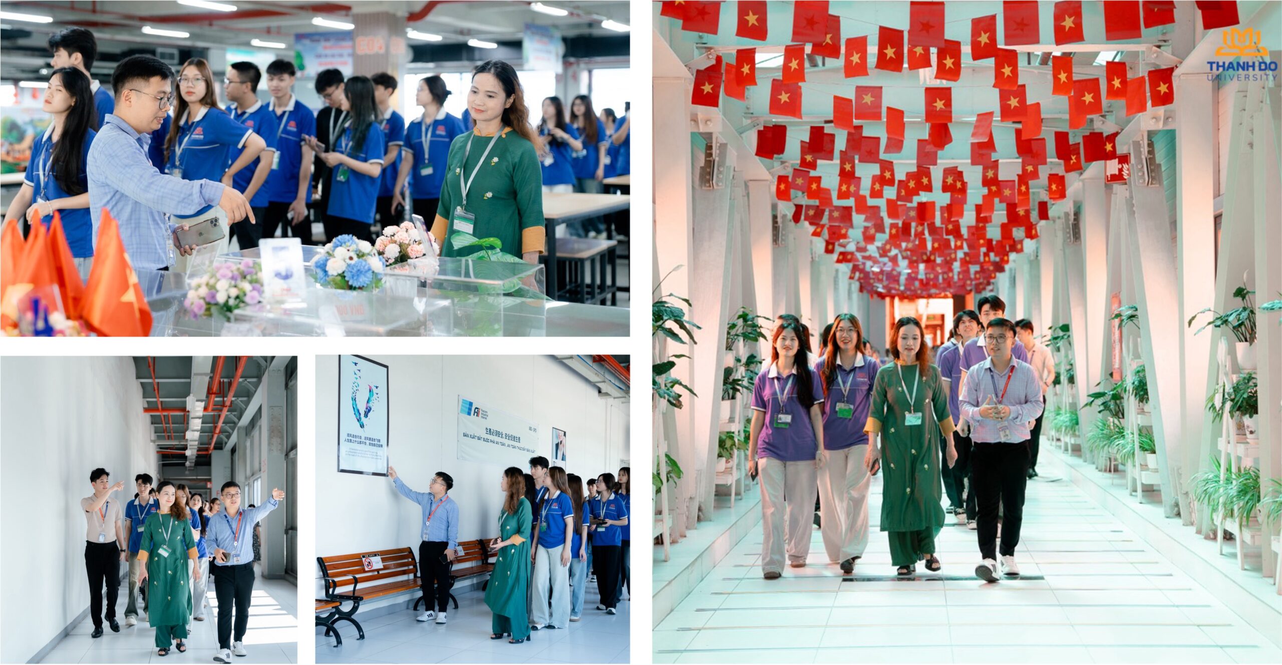 Giảng viên và sinh viên TDD trong chuyến tham quan thực tế tại khuôn viên Foxconn Industrial Internet