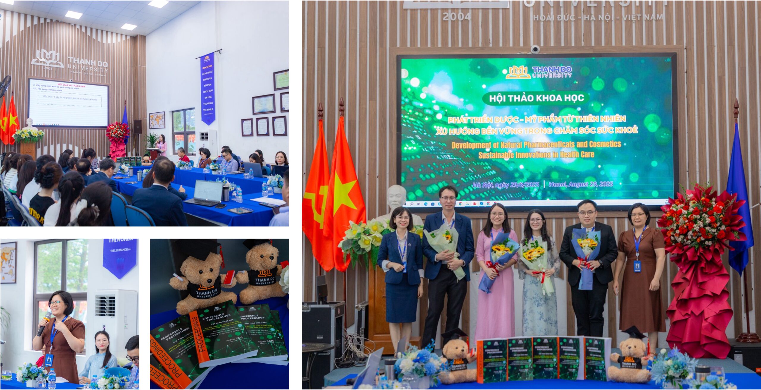 Hội thảo khoa học Viện Y - Dược, chủ đề “Phát triển dược – mỹ phẩm từ thiên nhiên: Xu hướng bền vững trong chăm sóc sức khỏe”