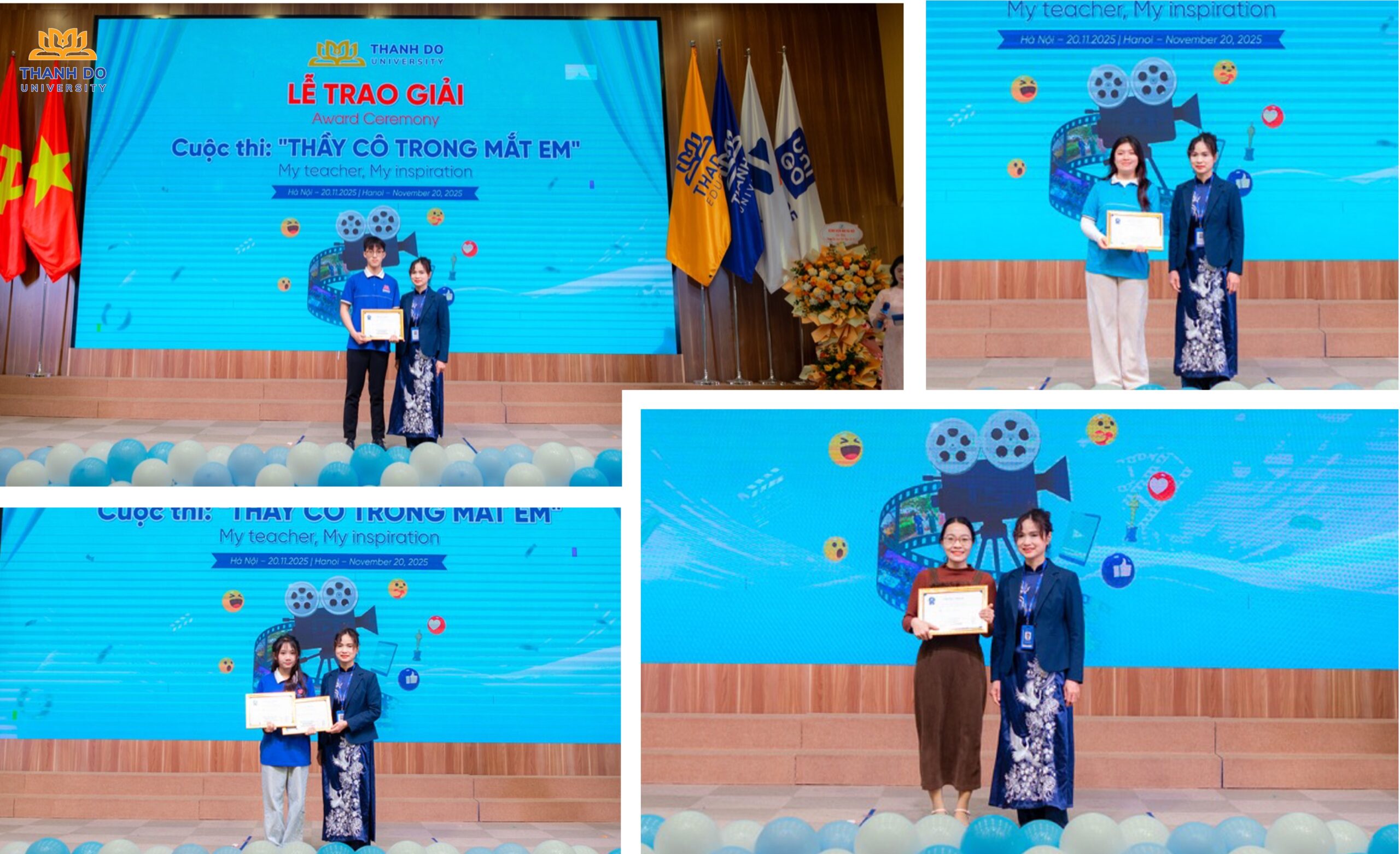 Trao giải cuộc thi “Thầy cô trong mắt em - My Teacher, My Inspiration”