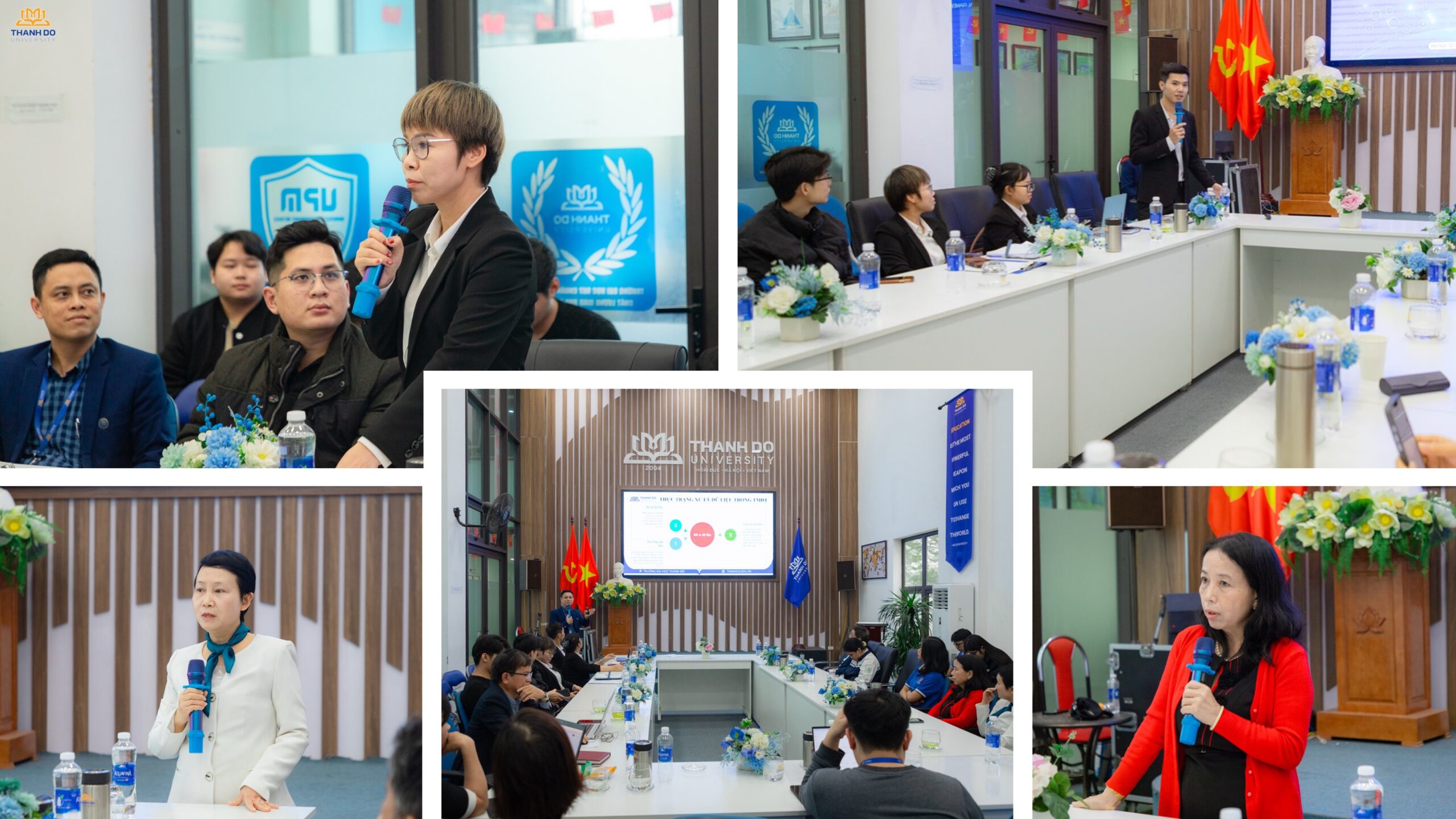 Các diễn giả trình bày tham luận và trao đổi cùng người tham dự về những vấn đề pháp lý, công nghệ và bảo vệ quyền riêng tư trong thời đại số.