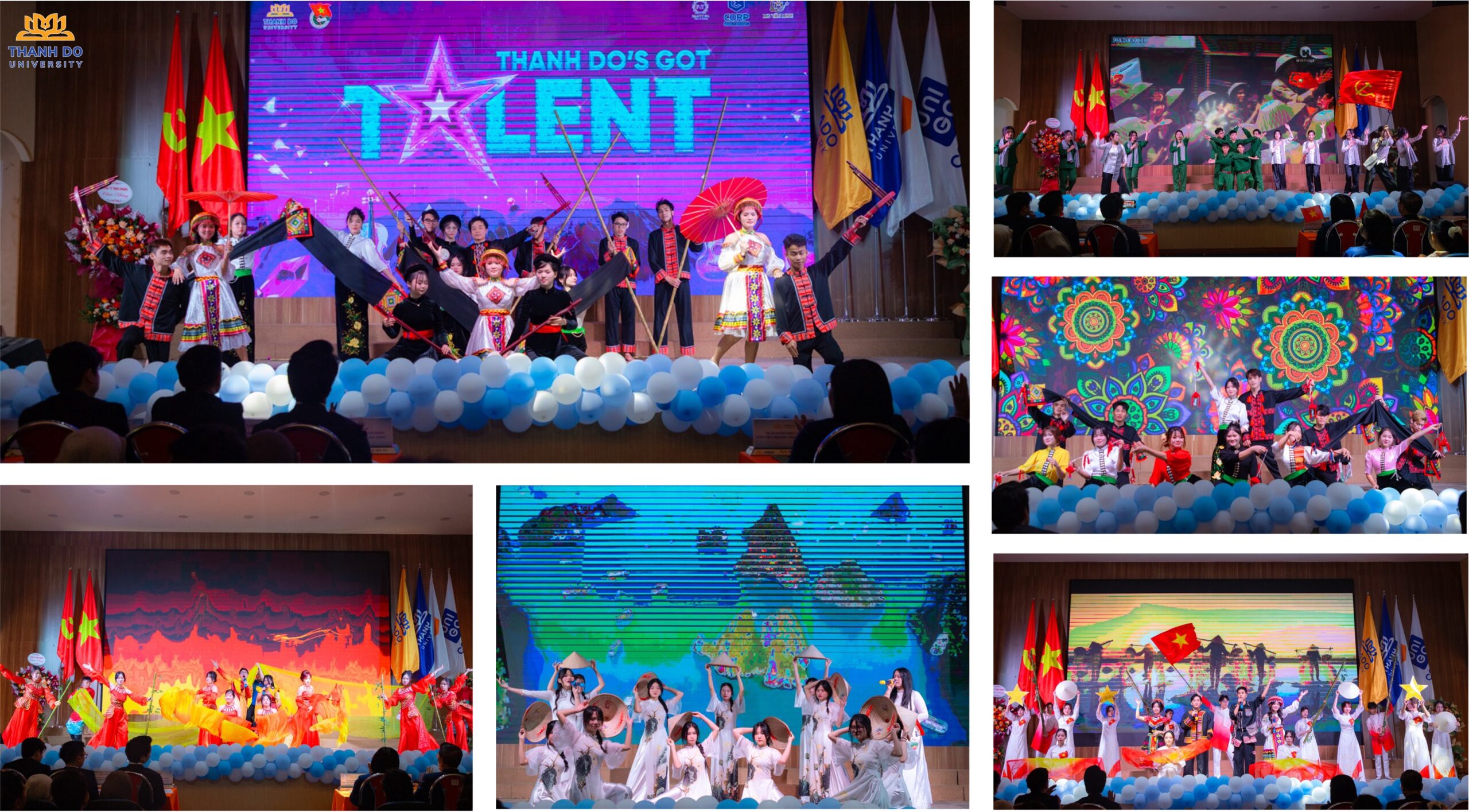 Ban Giám khảo khách mời không ngớt lời khen dành cho các phần trình diễn công phu của tài năng sinh viên Trường Đại học Thành Đô.