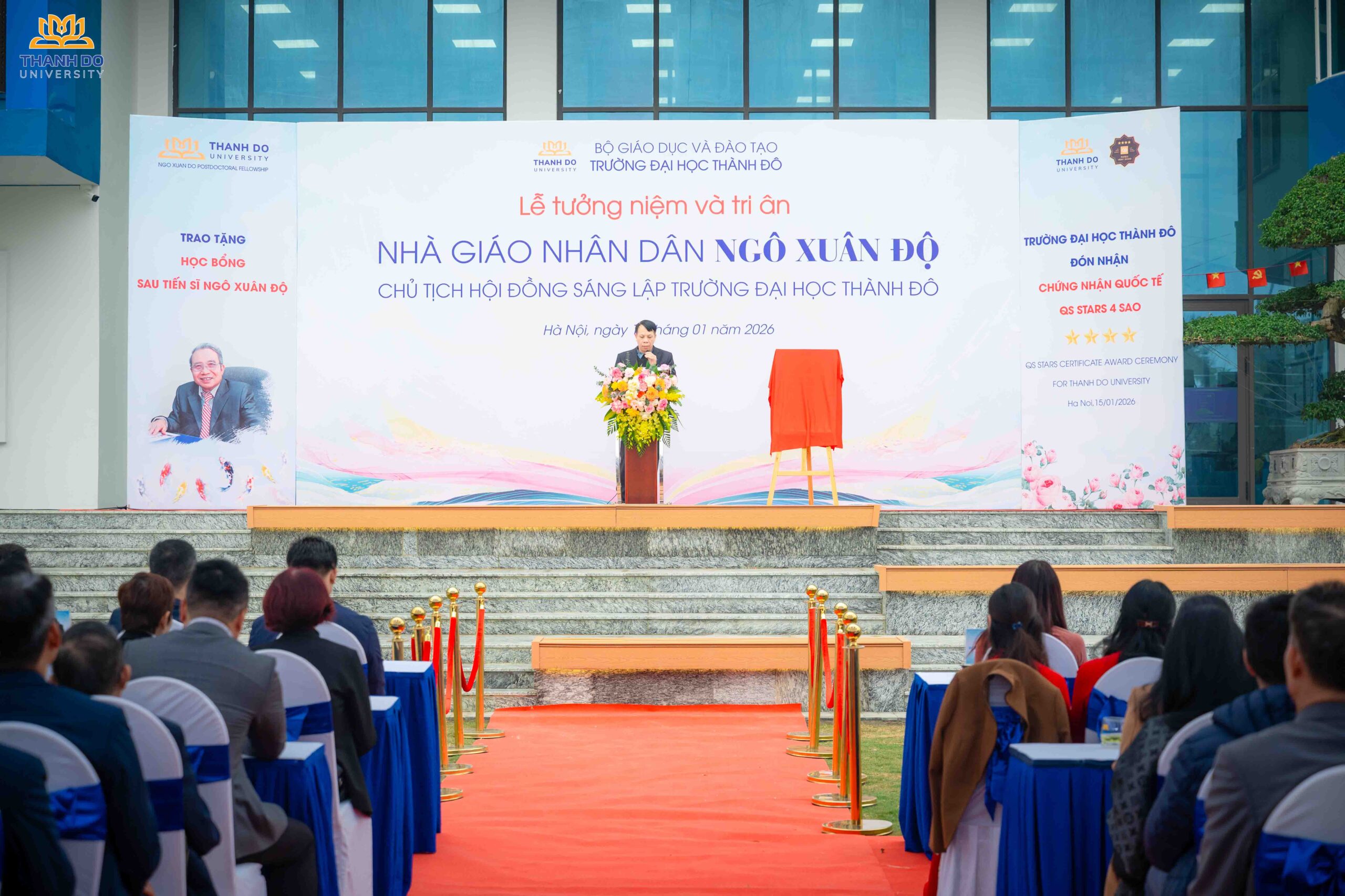 ThS. Nguyễn Hữu Việt – Bí thư Chi bộ, phát biểu khai mạc chương trình