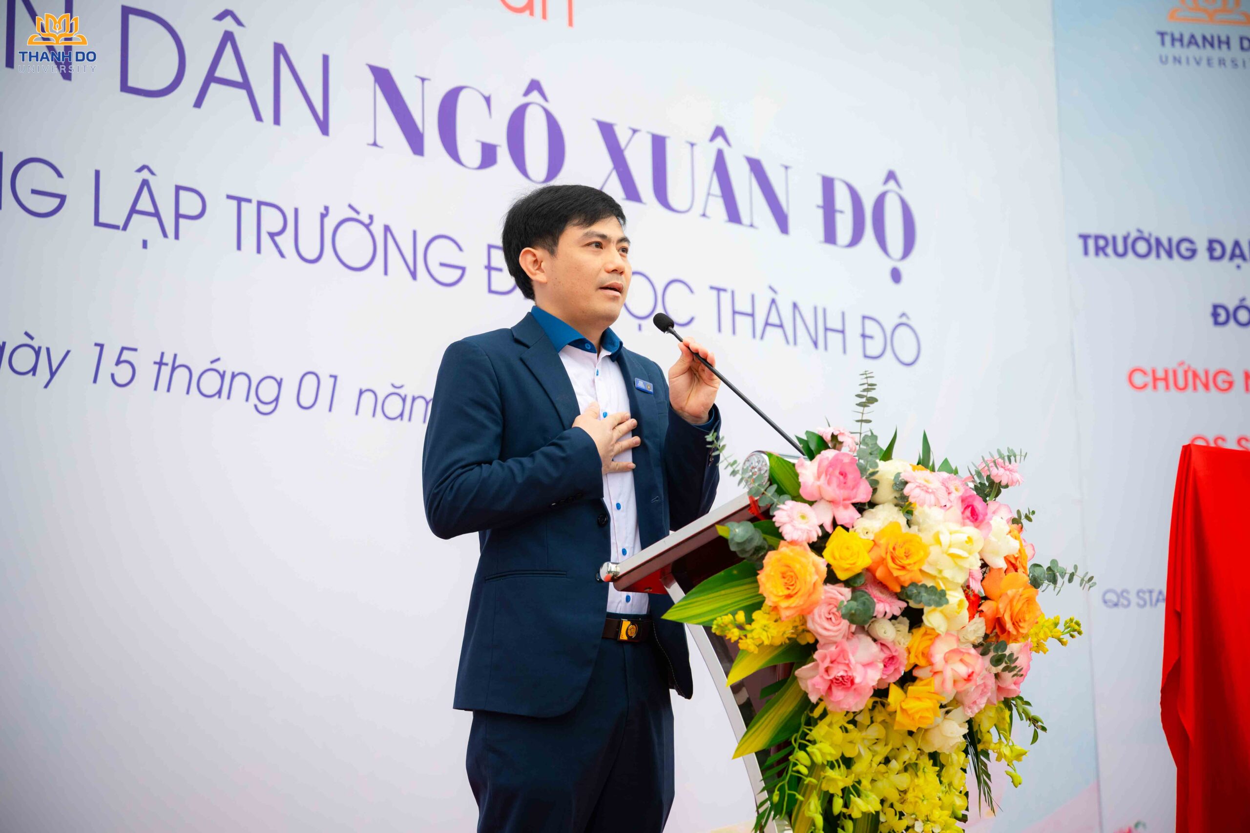 ThS. Nguyễn Tuấn Ninh, Cựu sinh Khóa 3, Giảng viên Ngôn ngữ Anh - chia sẻ cảm xúc và niềm tự hào về hành trình gắn bó với Trường Đại học Thành Đô
