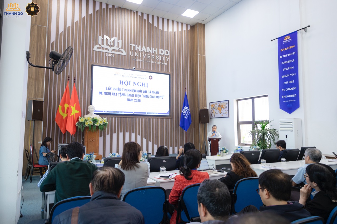 Trường Đại học Thành Đô lấy phiếu tín nhiệm đối với cá nhân đề nghị xét tặng danh hiệu “Nhà giáo ưu tú” lần thứ 17 năm 2026