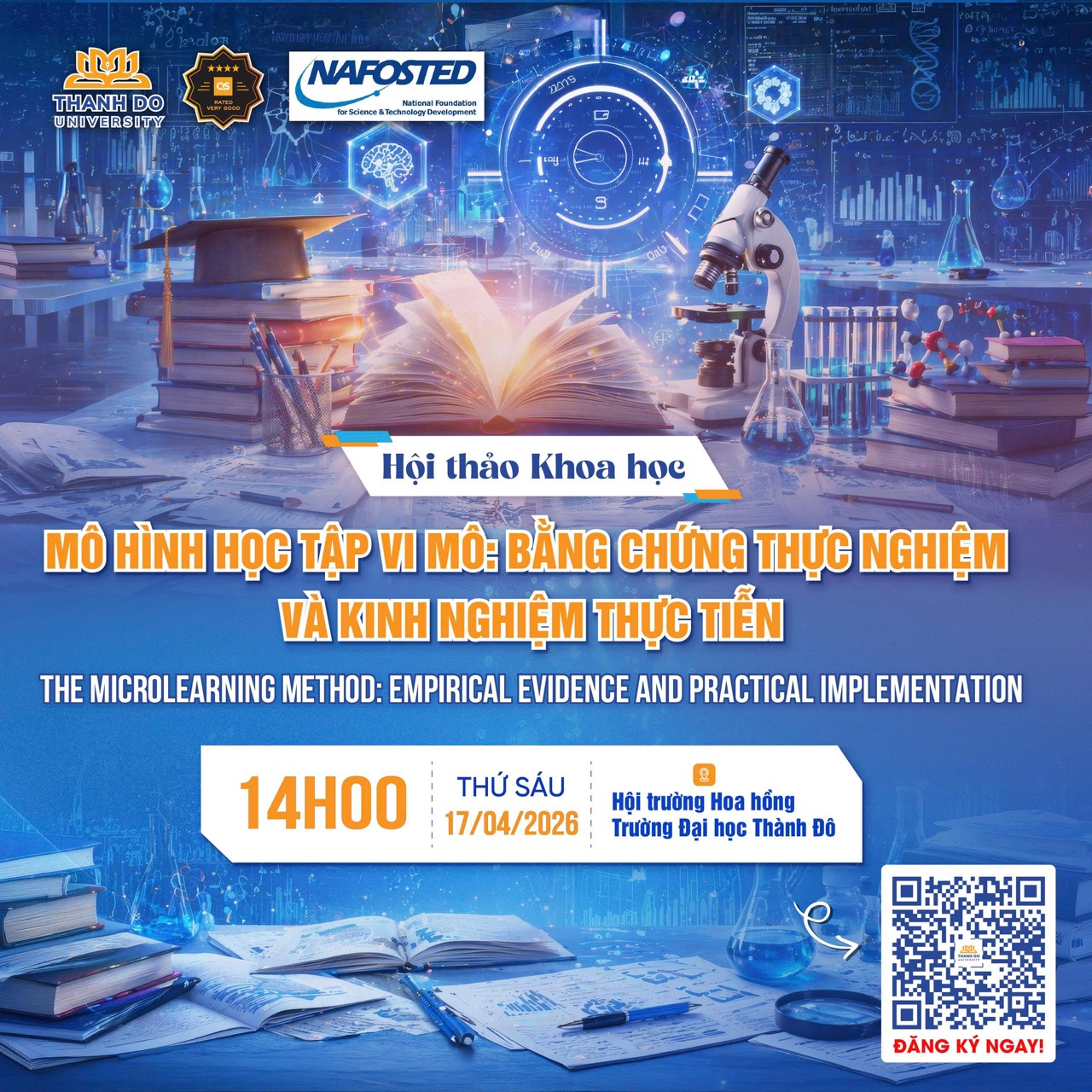 Hội thảo Khoa học “Mô hình học tập vi mô: Bằng chứng thực nghiệm và kinh nghiệm thực tiễn”