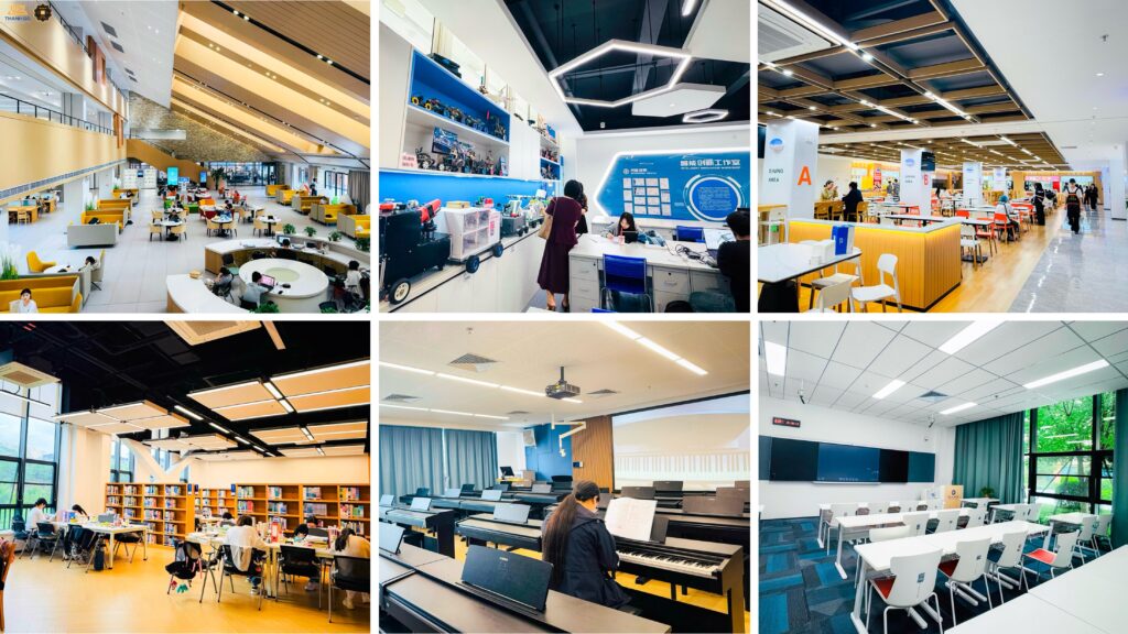 Khuôn viên học tập tại Đại học Hoàng Hải Thanh Đảo - Trung Quốc