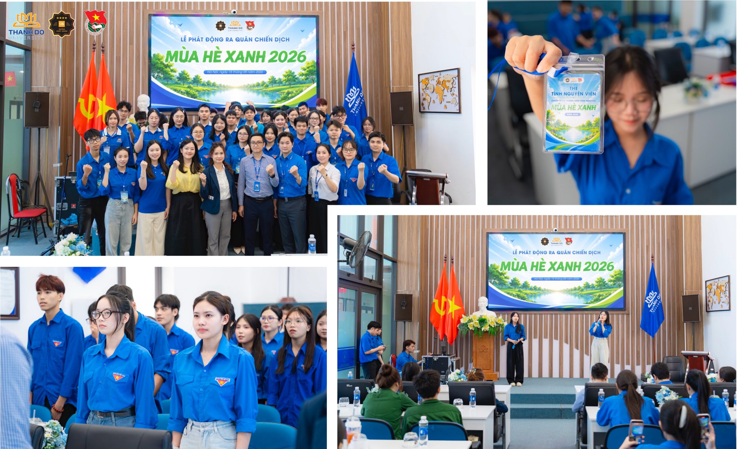 Lễ ra quân Chiến dịch “Mùa hè xanh 2026” Trường Đại học Thành Đô - chính thức phát động chuỗi hoạt động tình nguyện hè năm 2026