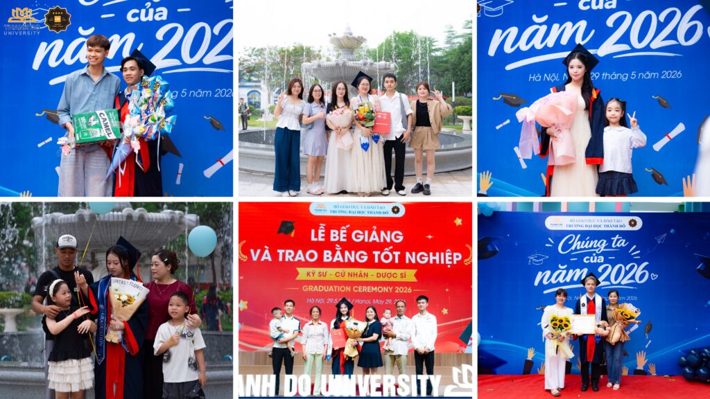 Những hình ảnh ấm áp, tràn ngập yêu thương, và tự hào của gia đình, bạn bè gửi tới các Tân Kỹ sư, Cử nhân, Dược sĩ Trường Đại học Thành Đô