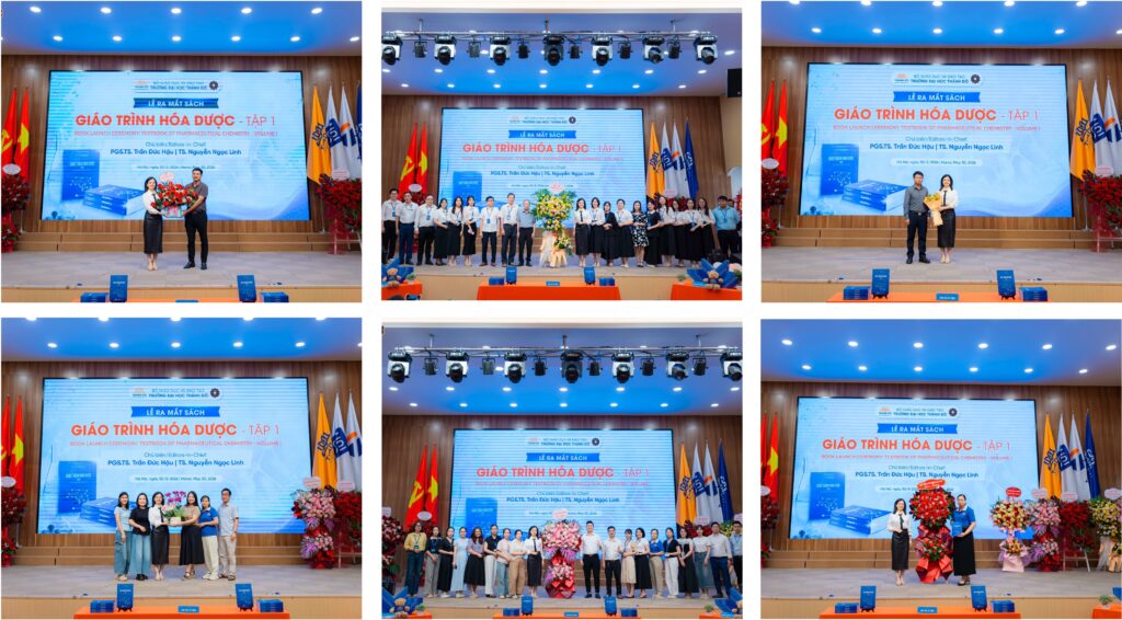 Những lời chúc mừng được gửi tới nhóm tác giả với công trình học thuật “Giáo trình Hóa Dược - Tập I”