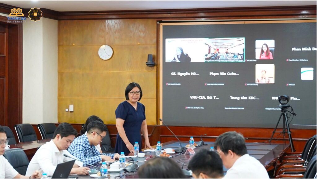 TS. Nguyễn Thuý Vân, Phó Hiệu trưởng Trường Đại học Thành Đô tham dự Phiên họp lần thứ 43 của Hội đồng Kiểm định chất lượng giáo dục.