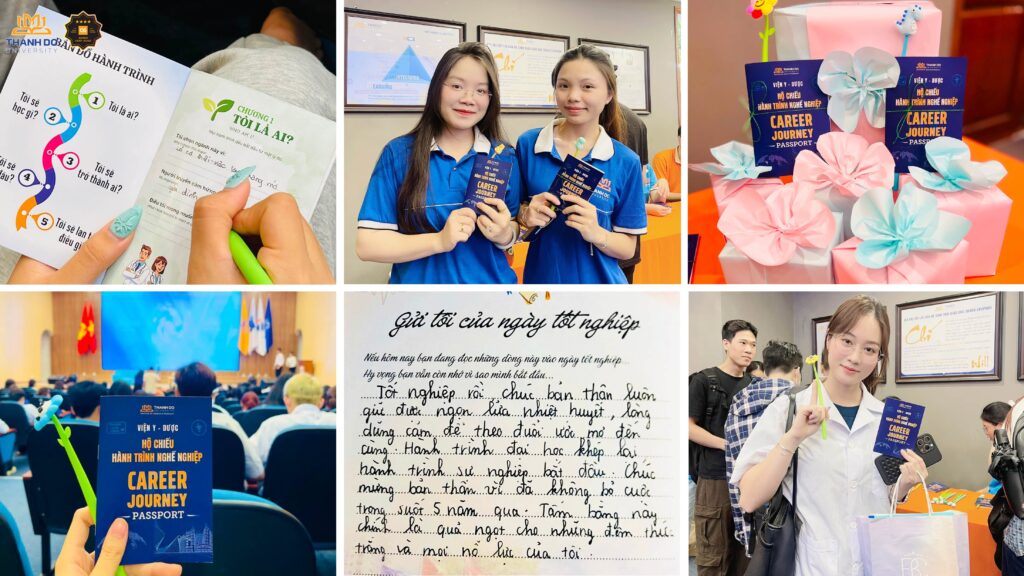 Những cuốn “Hộ chiếu hành trình nghề nghiệp” được lấp đầy bằng những quyết tâm, dự định tương lai của Thadoer