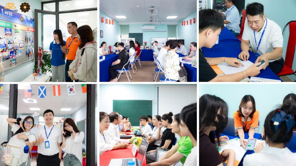 Tân sinh viên K22 tìm hiểu về môi trường học tập và các hoạt động trải nghiệm tại Viện đào tạo.