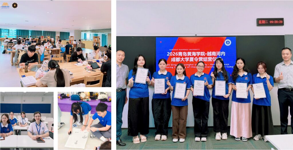 Sinh viên Thành Đô giao lưu cùng sinh viên quốc tế, mở rộng trải nghiệm và kết nối trong môi trường giáo dục đa văn hóa.