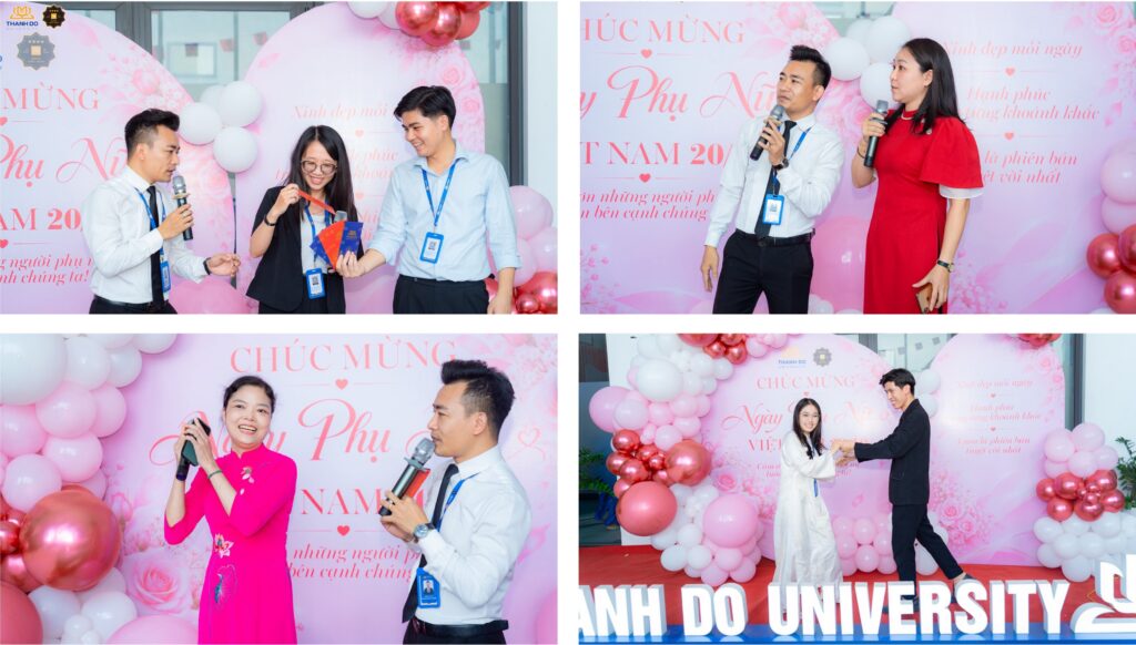 Không khí chương trình thêm sôi nổi với những tiết mục giao lưu văn nghệ, mang đến niềm vui và sự gắn kết giữa các thành viên Thado Edupark.