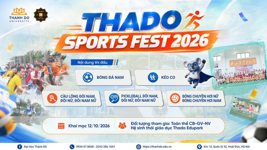 THADO SPORTS FEST 2026 – SÂN CHƠI KẾT NỐI, BÙNG CHÁY ĐAM MÊ THỂ THAO